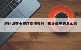 神木统计调查小程序制作视频（统计调查表怎么做）